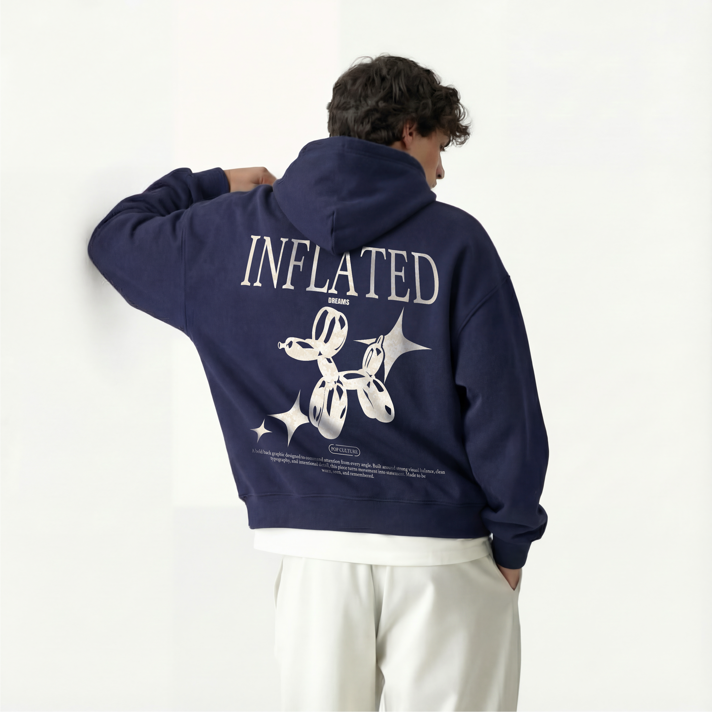 Inflated Dreams, Boxy Heavyweight Drop-Shoulder Hoodie