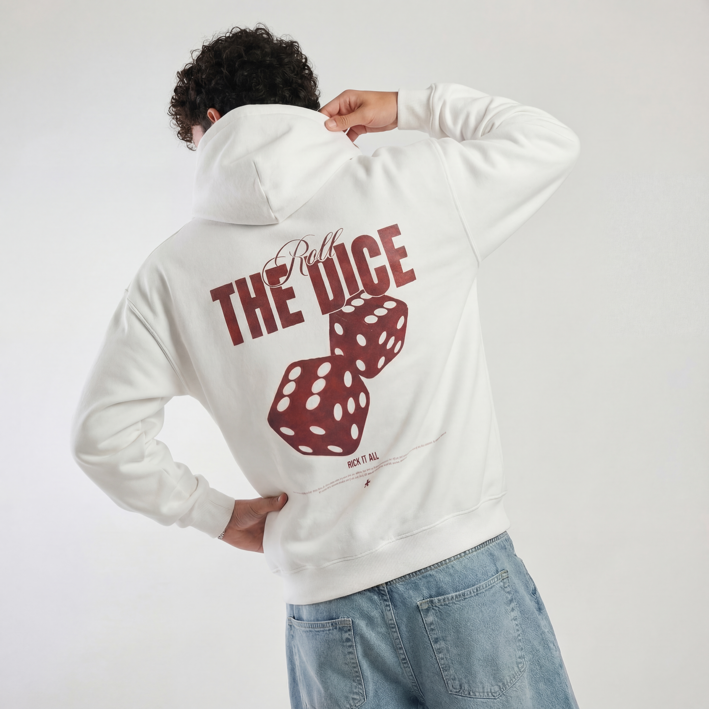 Roll the Dice, Oversize Fleeced Hoodie