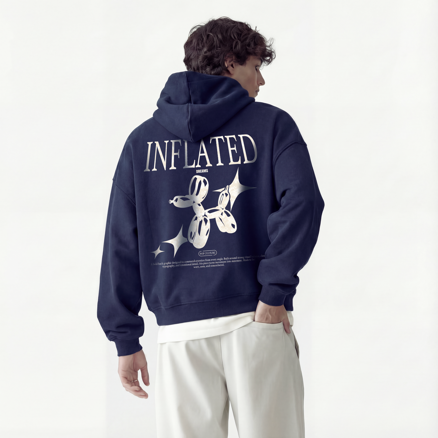 Inflated Dreams, Boxy Heavyweight Drop-Shoulder Hoodie