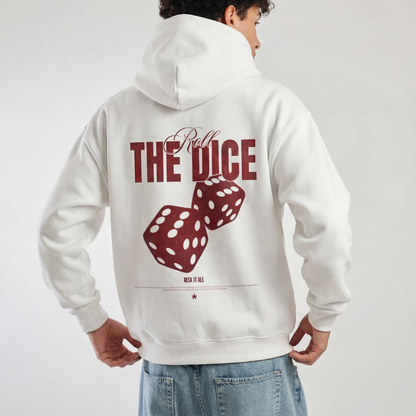 Roll the Dice, Oversize Fleeced Hoodie